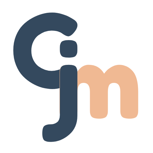 CJMontejo Logo Black with Accent